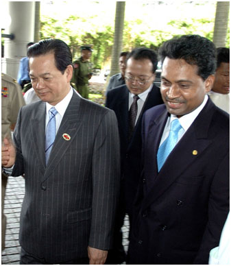 Saman with H.E Mr. Nguyen Tan Dung, Prime Minister of the Socialist Republic of Vietnam