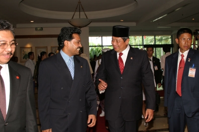 “Life is a journey, not a destination.”  ― Ralph Waldo Emerson - Saman Sarathchandra with H.E. Susilo Bambang Yudhoyono